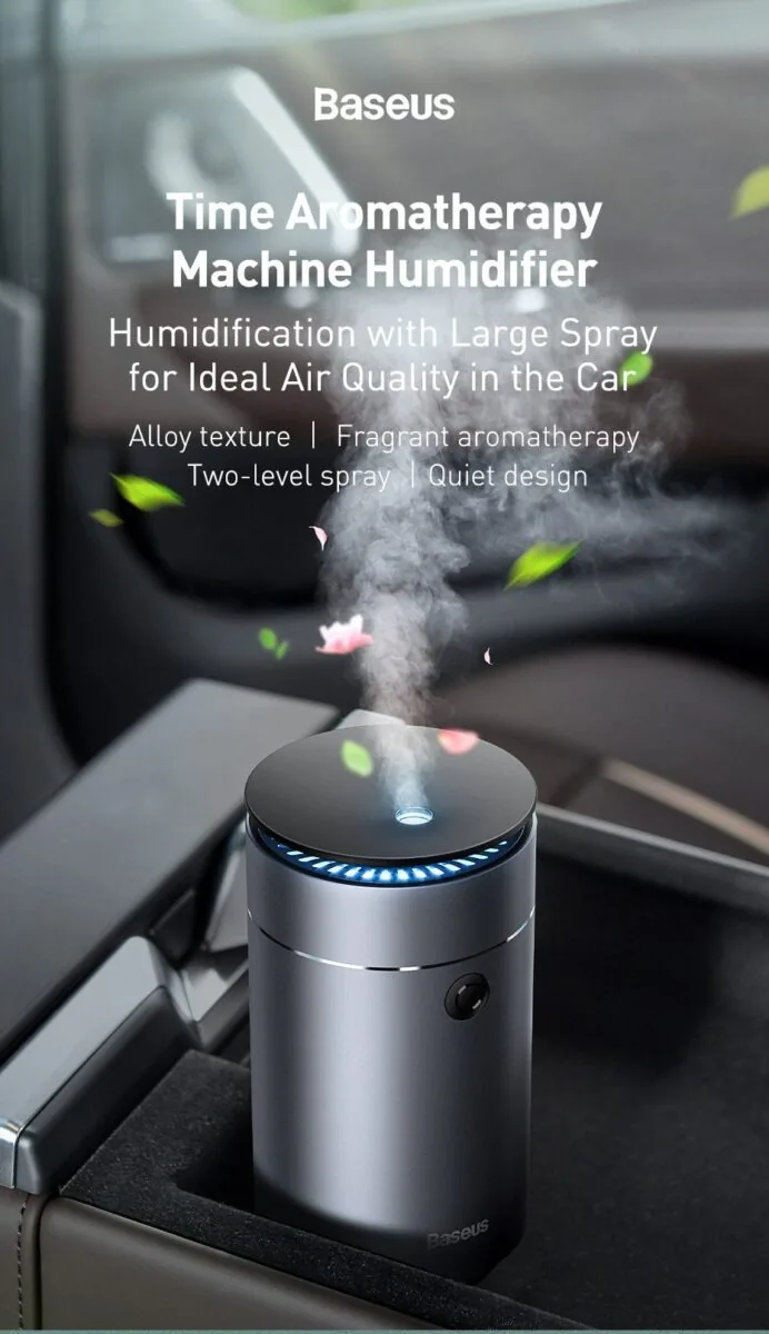 Baseus Time Aromatherapy machine humidifier 75ml Dark gray