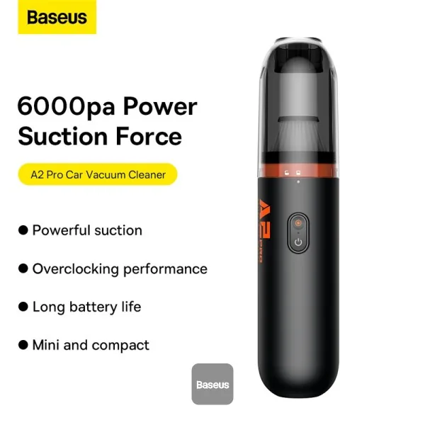 Baseus A2Pro Car Vacuum Cleaner (6000pa) Black