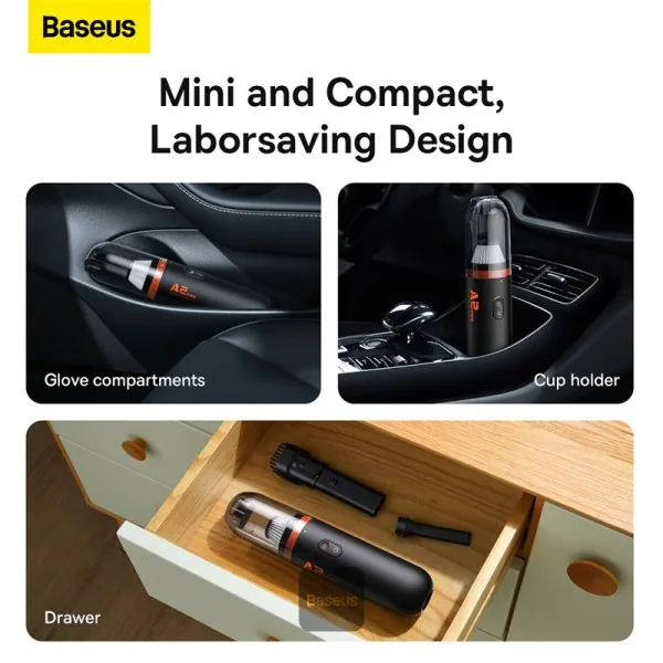 Baseus A2Pro Car Vacuum Cleaner (6000pa) Black